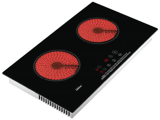 Kitchen Appliance Double Burner Portable Ceramic Cooker , Electronic Ceramic Cooktop