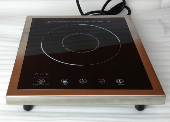 Durable Stainless Steel 1 Zone Electric Induction Cookers for Commercial 120V , 1800W