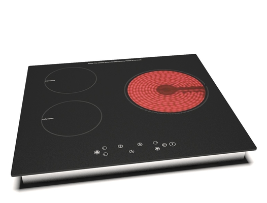 Portable Four Burner Induction Cooktop Standby Rate Less Than 0.5w Hybrid Cooker 6000W