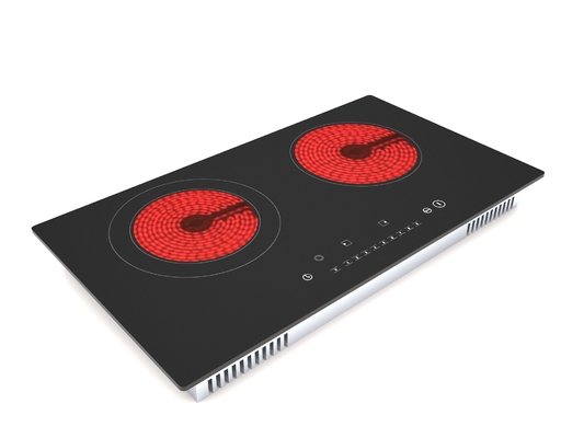 two zone  black ceramic cooker